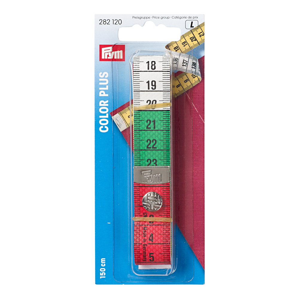 картинка Сантиметр Color Plus с кнопкой 150 см 1 шт. 282120 "PRYM"  от Центра Швейных Машин