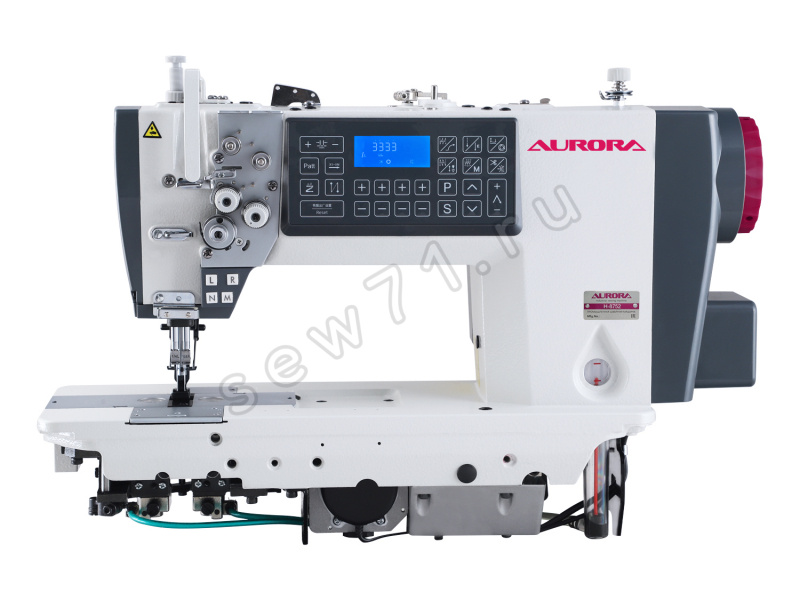 картинка Двухигольная промышленная швейная машина Aurora H-8752 (Автоматические функции, отключение игл, увеличенный челнок) от Центра Швейных Машин